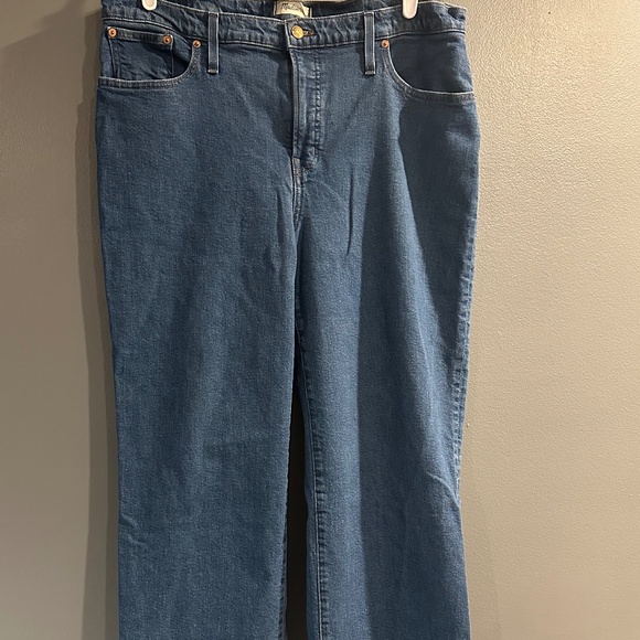*GENTLY WORN* Madewell Size 33P The Perfect Vintage Wide-Leg Jean - Picture 1 of 10